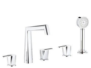 MÉTAMORPHOSE - Bath mixer and handshower supplied by progressive cartridge mixer by THG Paris - view 2